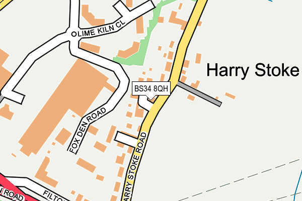 Map of DHH SERVICES LTD at local scale