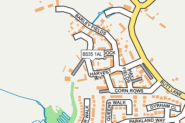 BS35 1AL map - OS OpenMap – Local (Ordnance Survey)