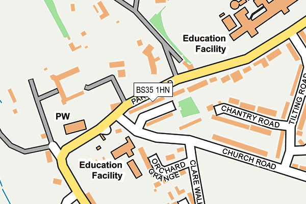 Map of THORNBURY CLOSE PROPERTY COMPANY LIMITED at local scale