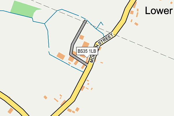 BS35 1LB map - OS OpenMap – Local (Ordnance Survey)