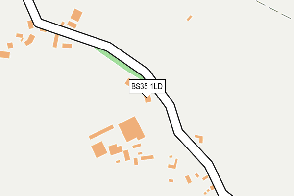 BS35 1LD map - OS OpenMap – Local (Ordnance Survey)