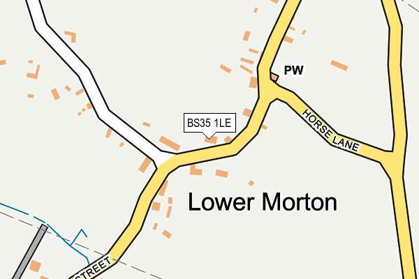 BS35 1LE map - OS OpenMap – Local (Ordnance Survey)