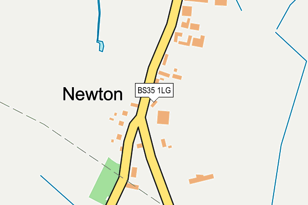 BS35 1LG map - OS OpenMap – Local (Ordnance Survey)