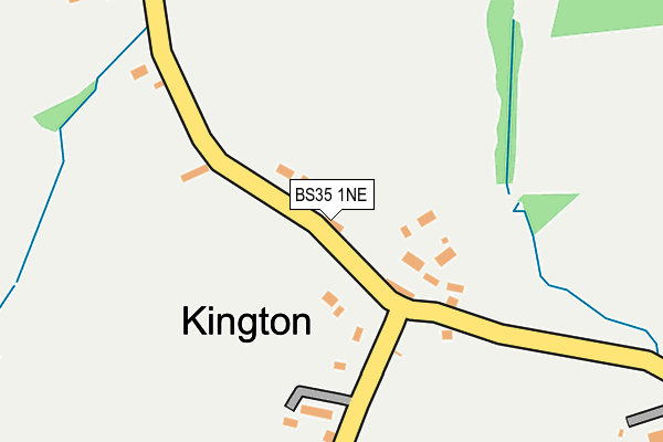 BS35 1NE map - OS OpenMap – Local (Ordnance Survey)