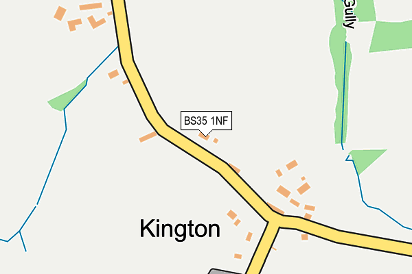 BS35 1NF map - OS OpenMap – Local (Ordnance Survey)