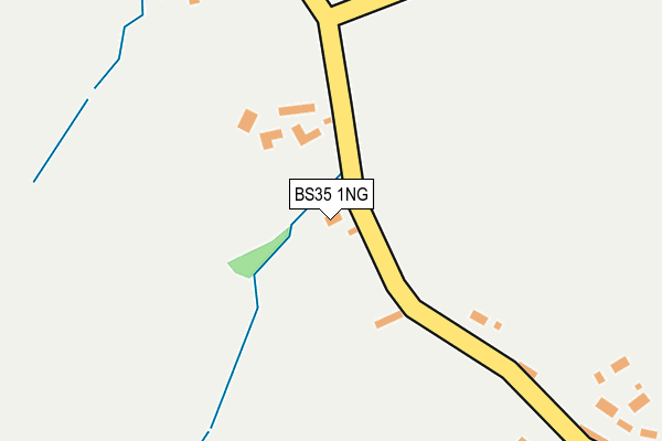 BS35 1NG map - OS OpenMap – Local (Ordnance Survey)