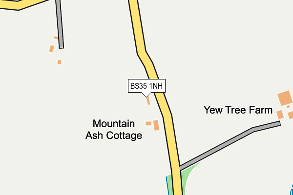 BS35 1NH map - OS OpenMap – Local (Ordnance Survey)