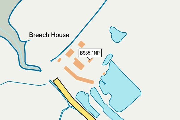 BS35 1NP map - OS OpenMap – Local (Ordnance Survey)