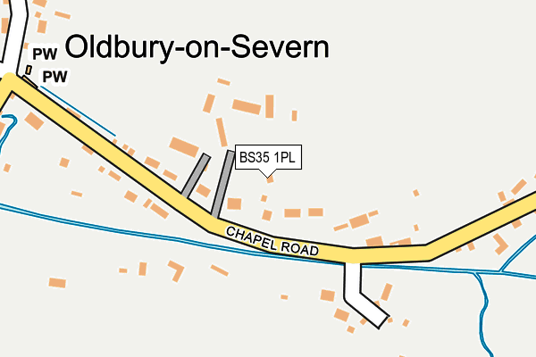 BS35 1PL map - OS OpenMap – Local (Ordnance Survey)