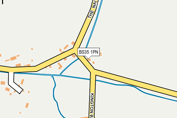 BS35 1PN map - OS OpenMap – Local (Ordnance Survey)