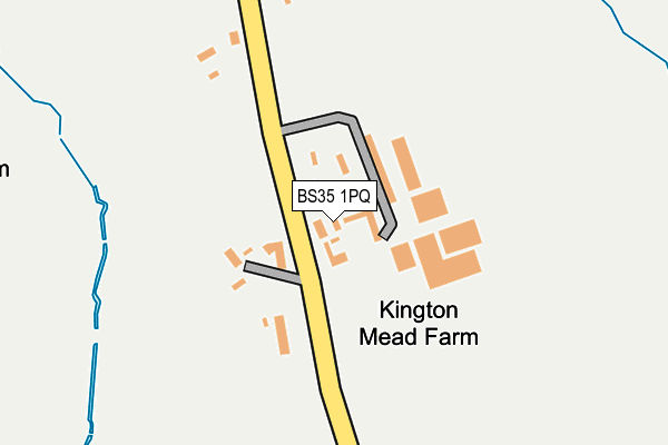 BS35 1PQ map - OS OpenMap – Local (Ordnance Survey)