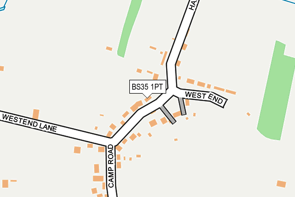 BS35 1PT map - OS OpenMap – Local (Ordnance Survey)