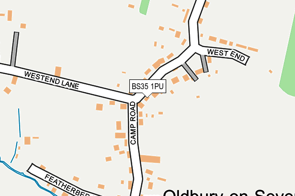 BS35 1PU map - OS OpenMap – Local (Ordnance Survey)