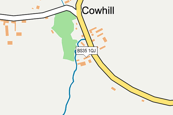 BS35 1QJ map - OS OpenMap – Local (Ordnance Survey)