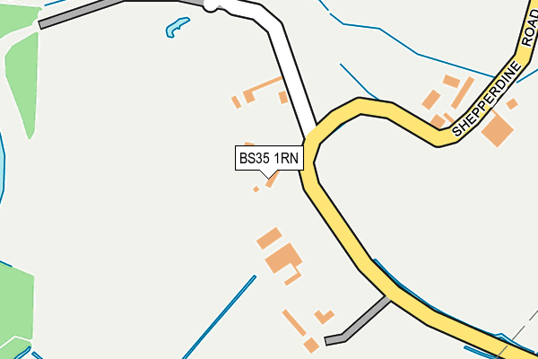 BS35 1RN map - OS OpenMap – Local (Ordnance Survey)