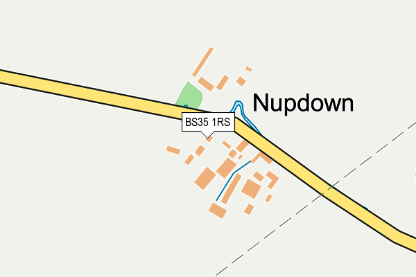 BS35 1RS map - OS OpenMap – Local (Ordnance Survey)