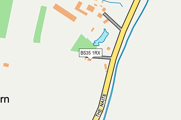 BS35 1RX map - OS OpenMap – Local (Ordnance Survey)