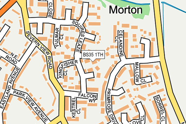 BS35 1TH map - OS OpenMap – Local (Ordnance Survey)