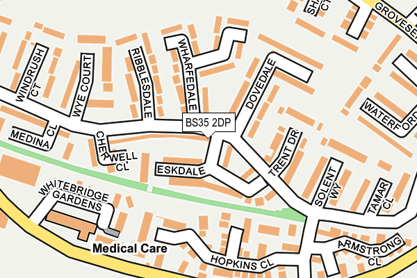 BS35 2DP map - OS OpenMap – Local (Ordnance Survey)