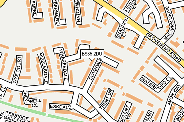 BS35 2DU map - OS OpenMap – Local (Ordnance Survey)