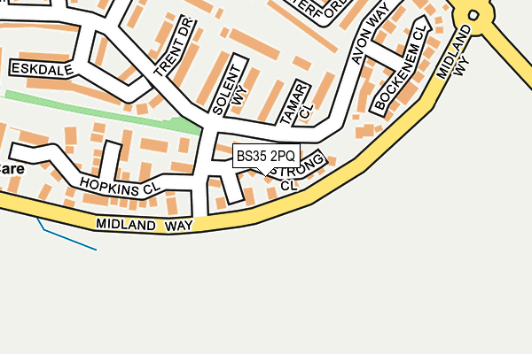 BS35 2PQ map - OS OpenMap – Local (Ordnance Survey)