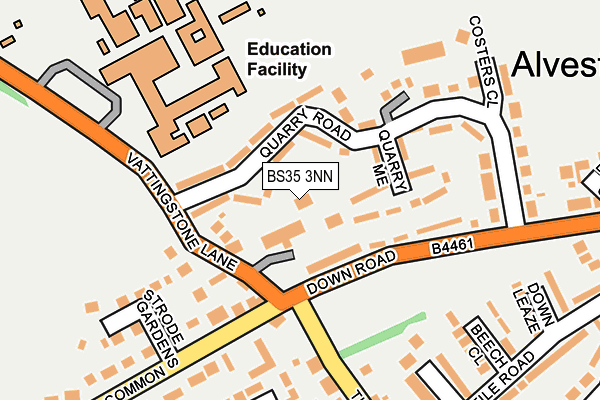 BS35 3NN map - OS OpenMap – Local (Ordnance Survey)