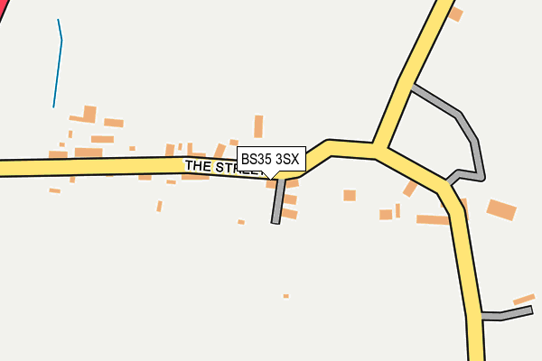 BS35 3SX map - OS OpenMap – Local (Ordnance Survey)