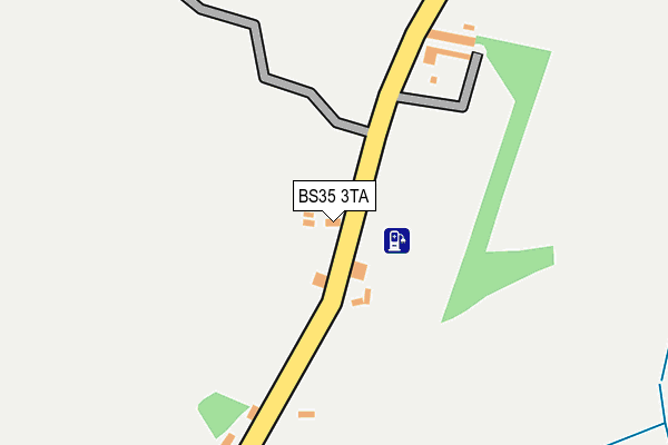 BS35 3TA map - OS OpenMap – Local (Ordnance Survey)