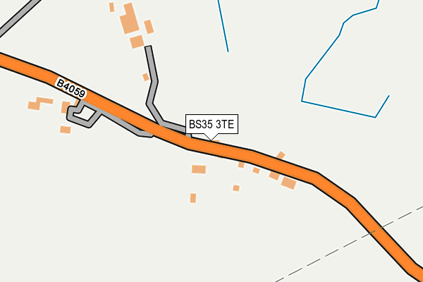 BS35 3TE map - OS OpenMap – Local (Ordnance Survey)