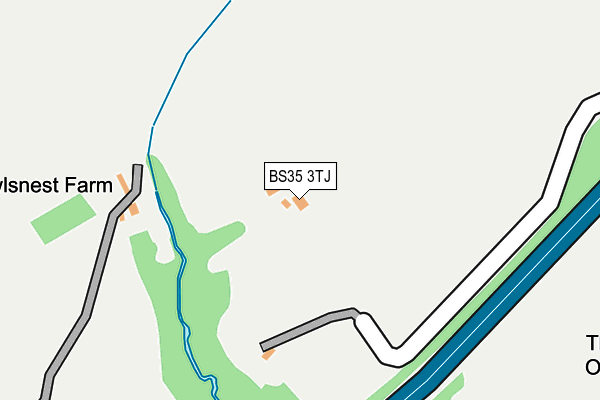 BS35 3TJ map - OS OpenMap – Local (Ordnance Survey)