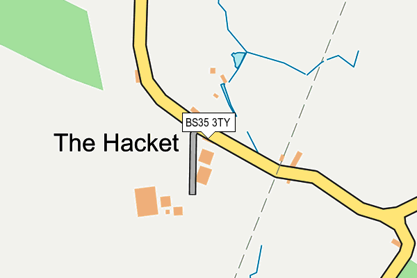 BS35 3TY map - OS OpenMap – Local (Ordnance Survey)