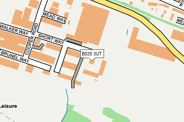 BS35 3UT map - OS OpenMap – Local (Ordnance Survey)