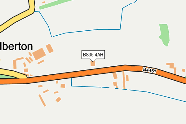 BS35 4AH map - OS OpenMap – Local (Ordnance Survey)