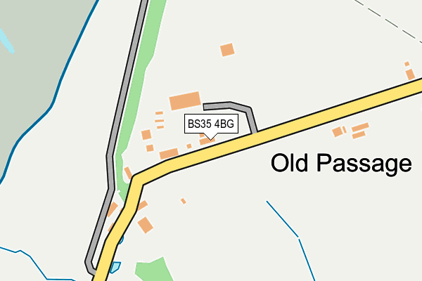 BS35 4BG map - OS OpenMap – Local (Ordnance Survey)
