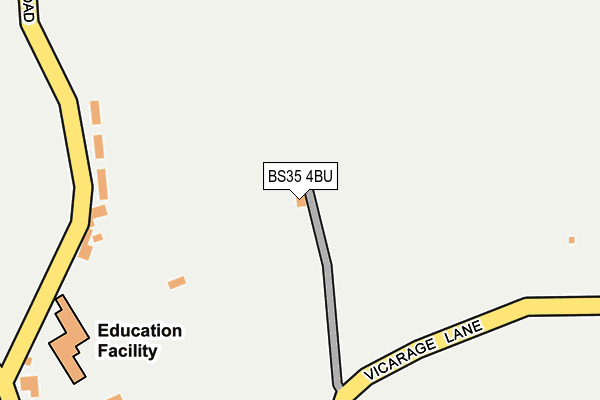BS35 4BU map - OS OpenMap – Local (Ordnance Survey)
