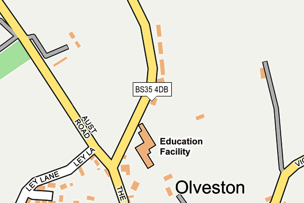 BS35 4DB map - OS OpenMap – Local (Ordnance Survey)