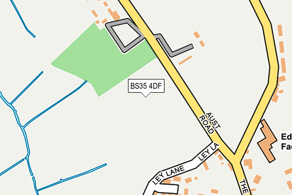 BS35 4DF map - OS OpenMap – Local (Ordnance Survey)