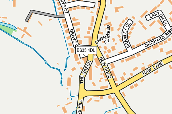 BS35 4DL map - OS OpenMap – Local (Ordnance Survey)