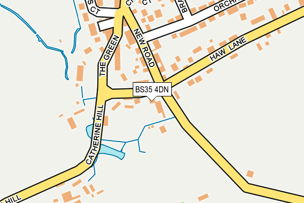 BS35 4DN map - OS OpenMap – Local (Ordnance Survey)