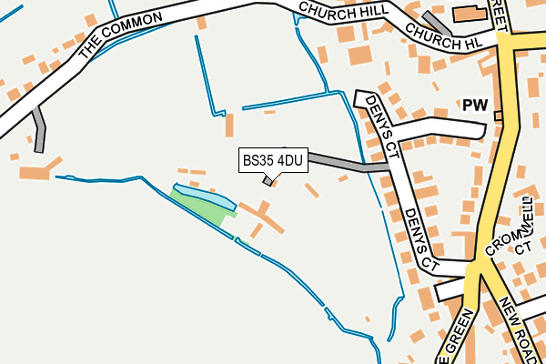 BS35 4DU map - OS OpenMap – Local (Ordnance Survey)