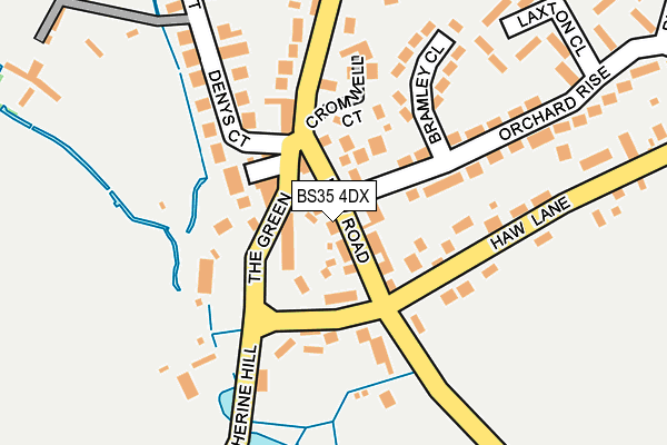 BS35 4DX map - OS OpenMap – Local (Ordnance Survey)