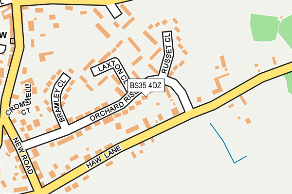 BS35 4DZ map - OS OpenMap – Local (Ordnance Survey)