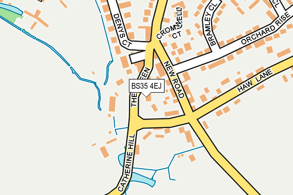 BS35 4EJ map - OS OpenMap – Local (Ordnance Survey)