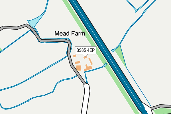 BS35 4EP map - OS OpenMap – Local (Ordnance Survey)