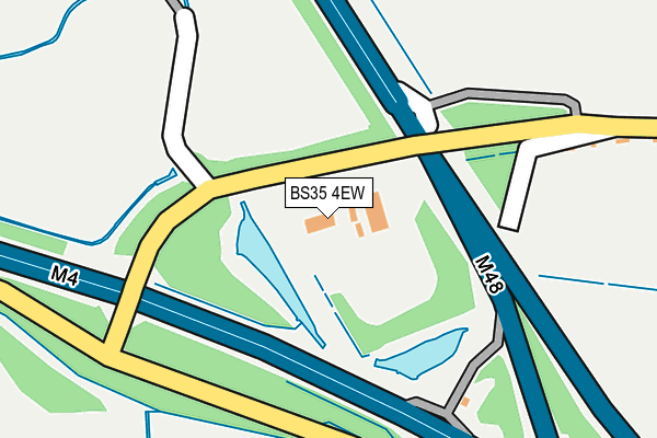 BS35 4EW map - OS OpenMap – Local (Ordnance Survey)