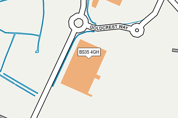 BS35 4GH map - OS OpenMap – Local (Ordnance Survey)