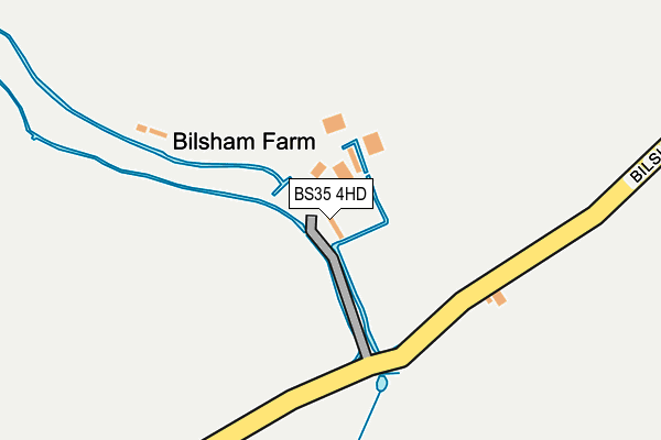 BS35 4HD map - OS OpenMap – Local (Ordnance Survey)