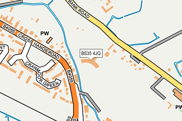 BS35 4JQ map - OS OpenMap – Local (Ordnance Survey)