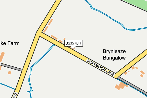 BS35 4JR map - OS OpenMap – Local (Ordnance Survey)
