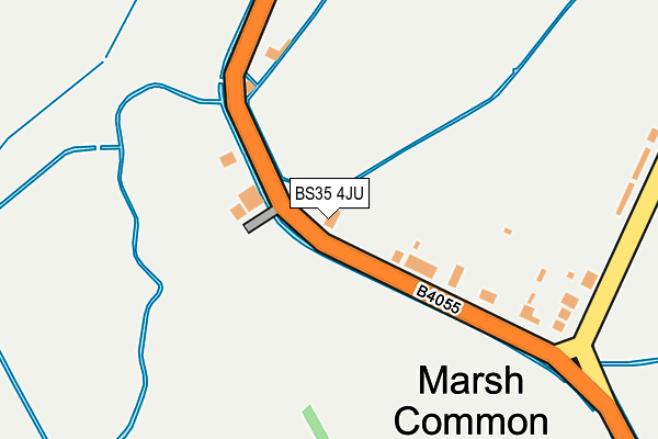 BS35 4JU map - OS OpenMap – Local (Ordnance Survey)